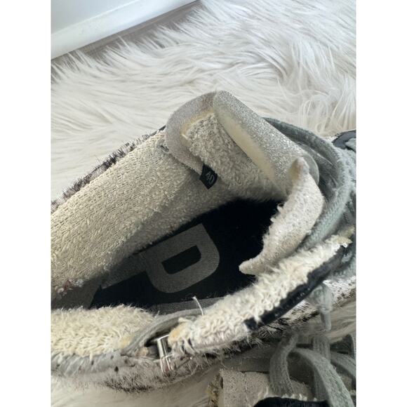 P448 Calf Hair High Top Sneaker Cow Softy 40 - Picture 2 of 7